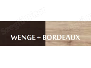 Választható szín: Wenge+Bordeaux