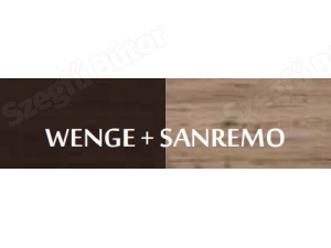 Választható szín: Wenge+Sanremo