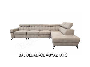 Sarokülő állása: Massimo XL bal oldalról ágyazható