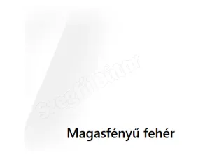 Választható szín: Magasfényű fehér