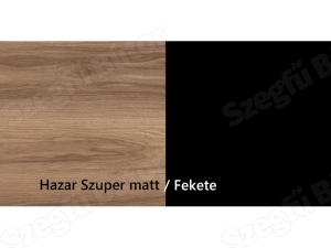 Választható szín: Hazar Szuper matt/fekete