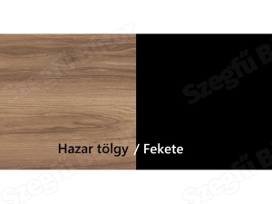 Választható szín: Hazar tölgy/fekete