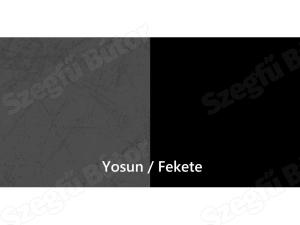 Választható szín: Yosun/fekete
