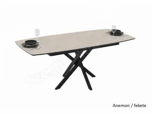 Választható színek: Anemon asztallap / fekete láb