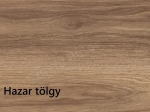 Választható színek: Hazar tölgy asztallap, fekete láb