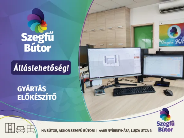 Gyártás előkészítő munkatárs